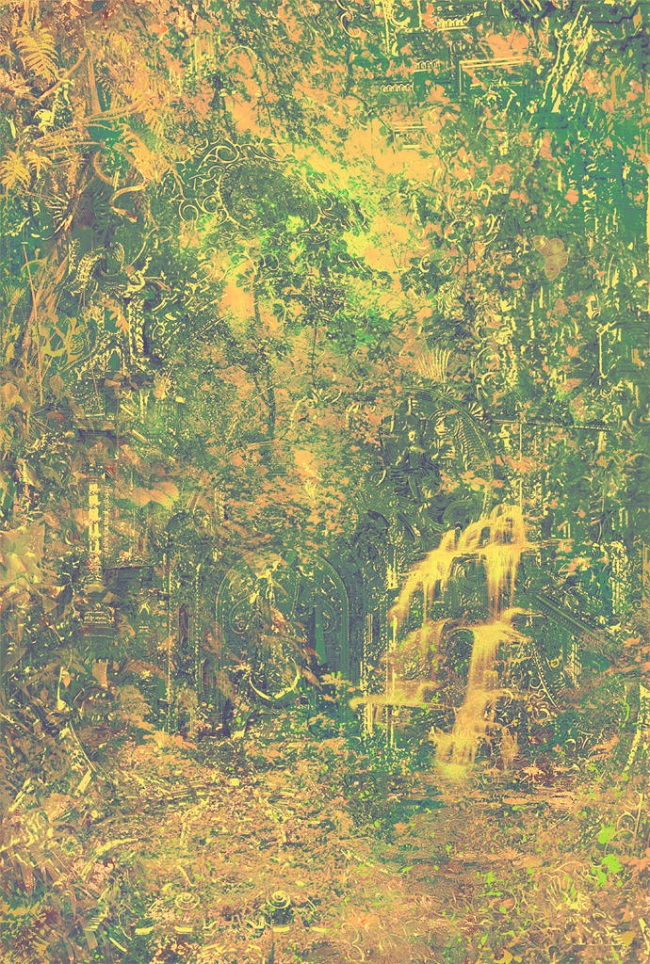 花园/金色 Gaden/Gold | 照片，收藏级喷墨打印 Photograph, Achival Pigment Print, 222 x 150 cm, 2010